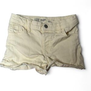 Denim & Co Kids Light Yellow Denim Shorts Size 4–5Y